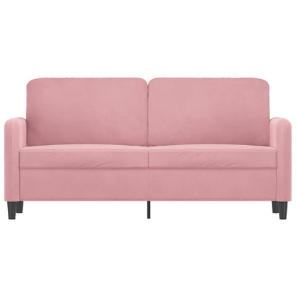 Divano a 2 Posti Rosa 140 cm in Velluto | homemem39