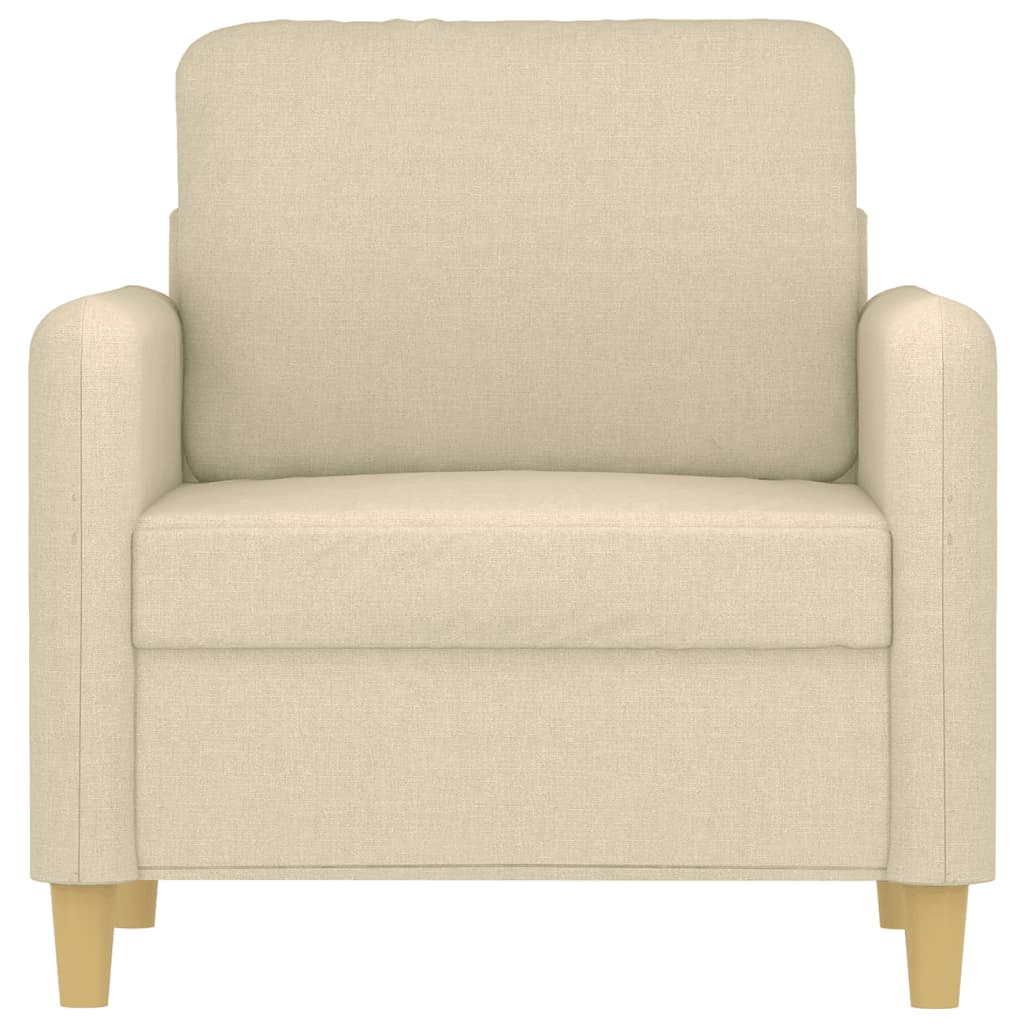 Poltrona Crema 60 cm in Tessuto | homemem39