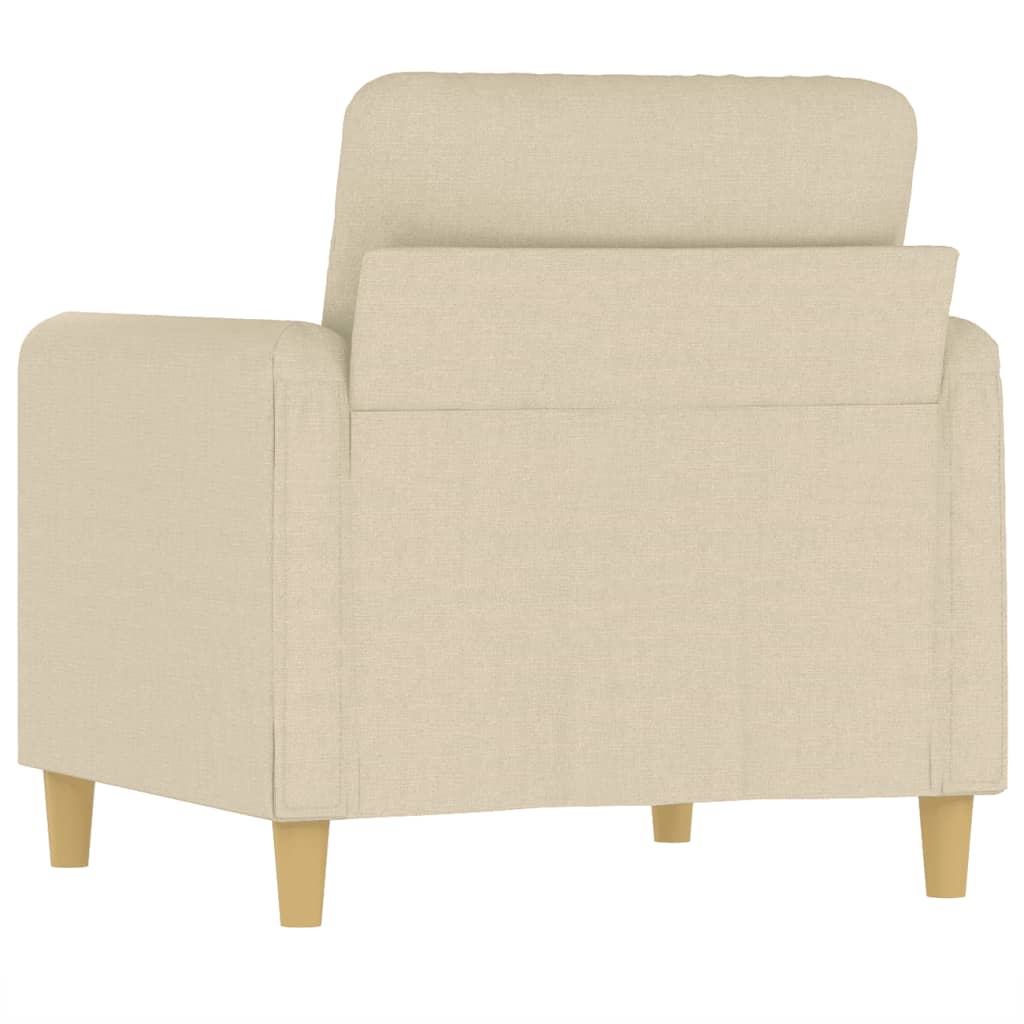Poltrona Crema 60 cm in Tessuto | homemem39