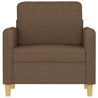 Poltrona Marrone 60 cm in Tessuto | homemem39