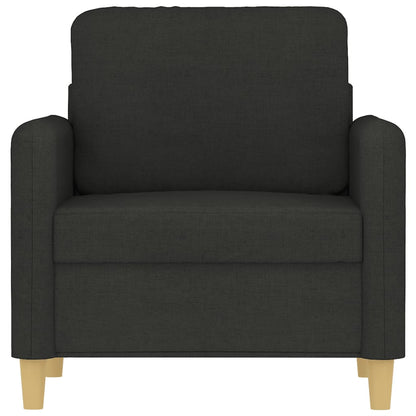 Poltrona Nera 60 cm in Tessuto | homemem39