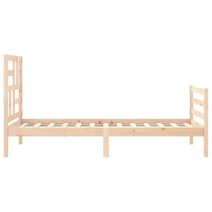 Giroletto con Testiera 100x200 cm in Legno Massello
