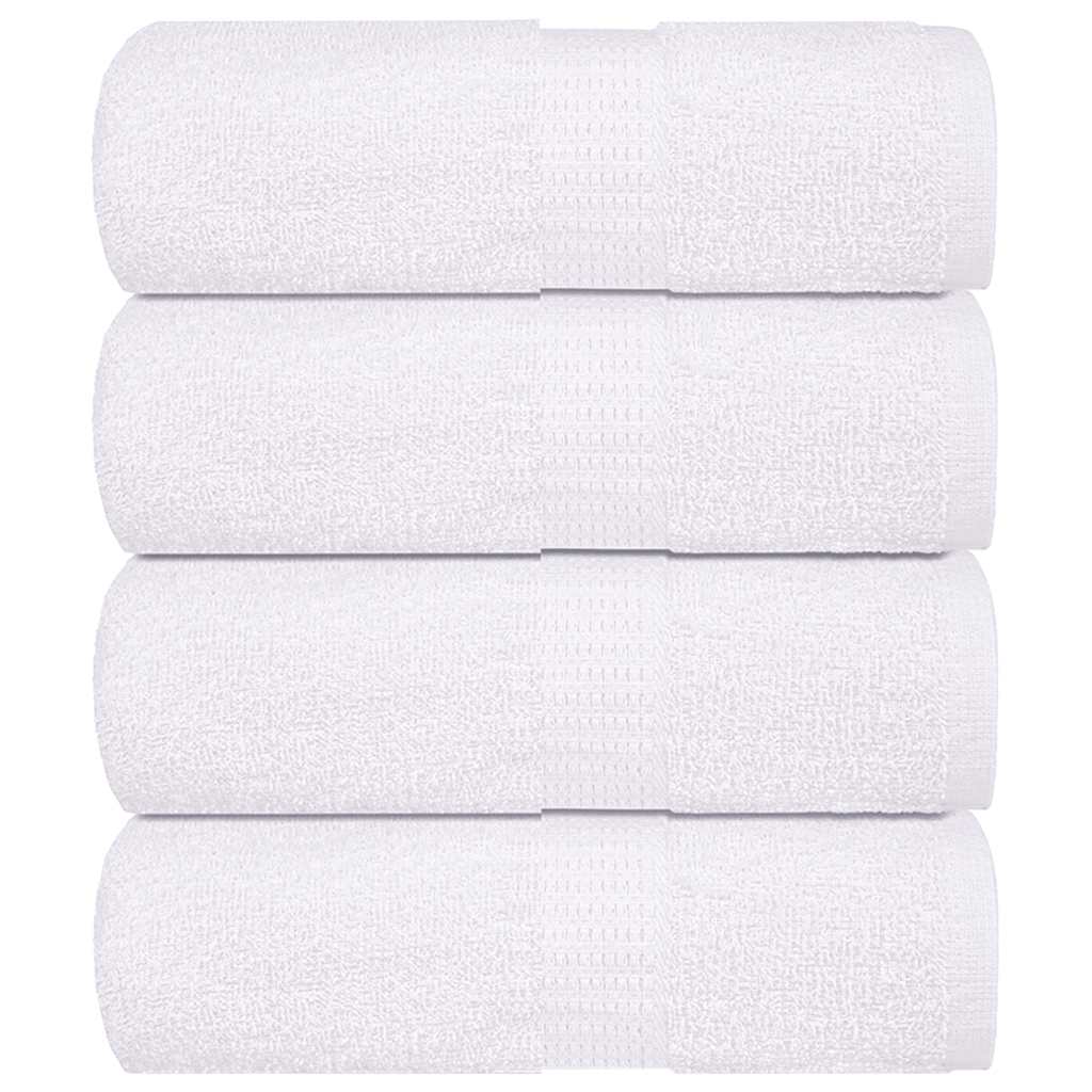 Salviette 4 pz Bianche 15x21 cm 360 g/m² 100% Cotone - homemem39