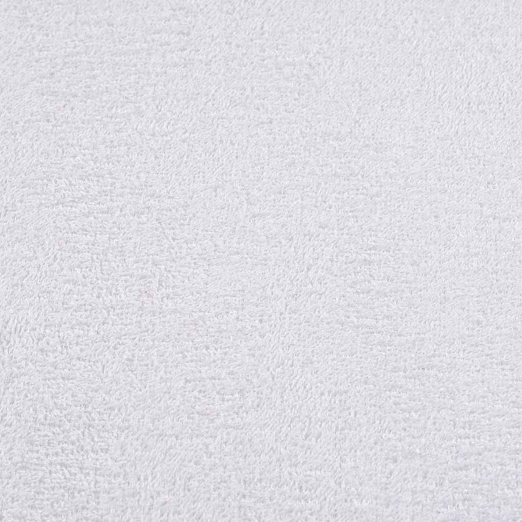 Asciugamani da Bagno 10pz Bianchi 100x150cm 360g/m² 100% Cotone - homemem39