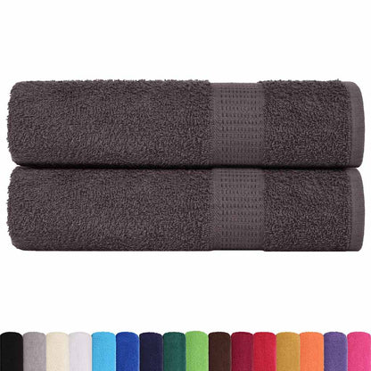 Asciugamani da doccia FROGN 2 pz Antracite 70x140 cm 360 g/m²