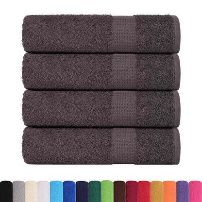 Asciugamani da doccia FROGN 4 pz Antracite 70x140 cm 360 g/m²