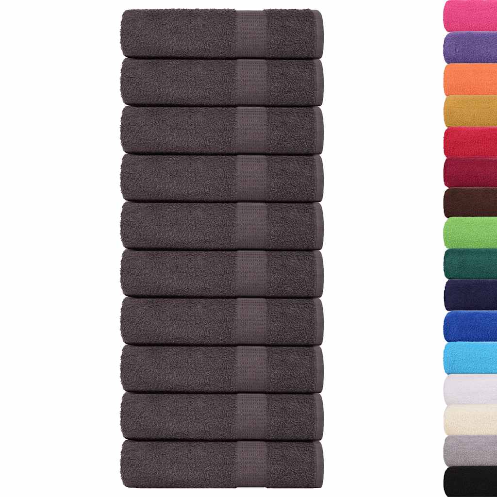 Asciugamani da bagno FROGN 10 pz Antracite 100x150 cm 360 g/m²