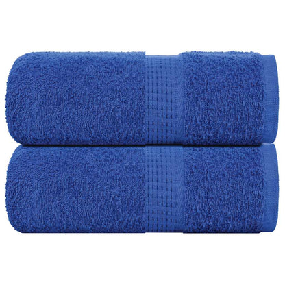 Asciugamani per Sapone 2 pz Blu 30x30 cm 360 g/m² 100% Cotone