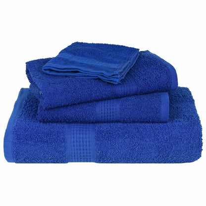 Asciugamani per Sapone 10 pz Blu 30x30 cm 360 g/m² 100% Cotone