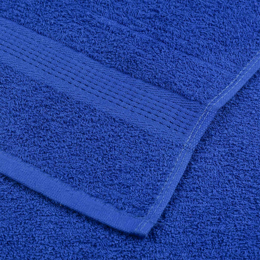 Asciugamani per Sapone 10 pz Blu 30x30 cm 360 g/m² 100% Cotone