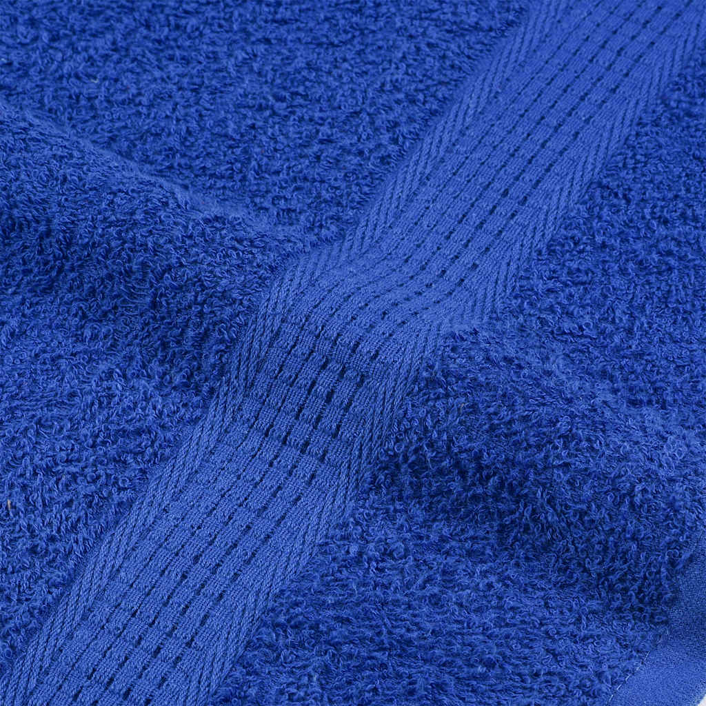 Asciugamani 10 pz Blu 50x100 cm 360 g/m² 100% Cotone