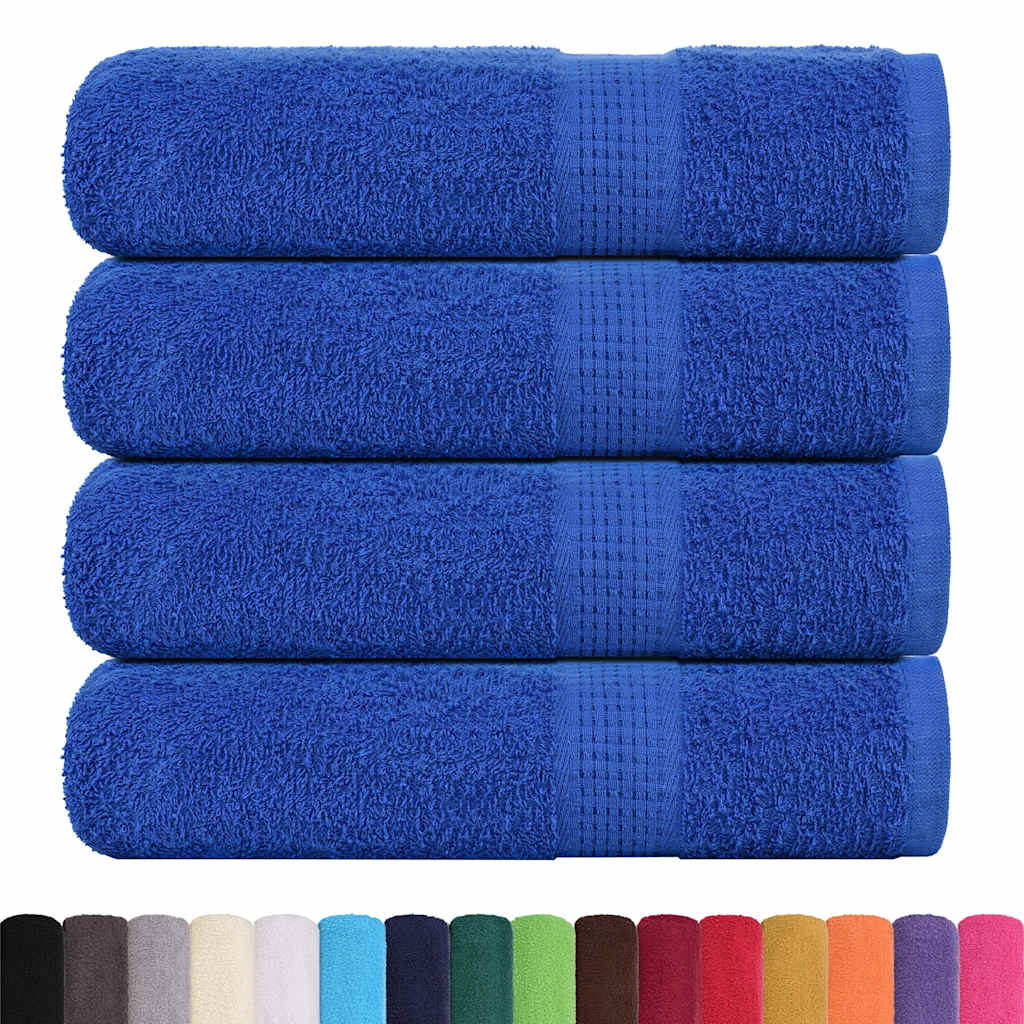 Asciugamani da doccia FROGN 4 pezzi Blu 70x140 cm 360 g/m²