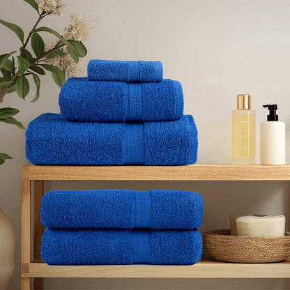 Asciugamani da Bagno 2 pz Blu 100x150cm 360g/m² 100% Cotone - homemem39