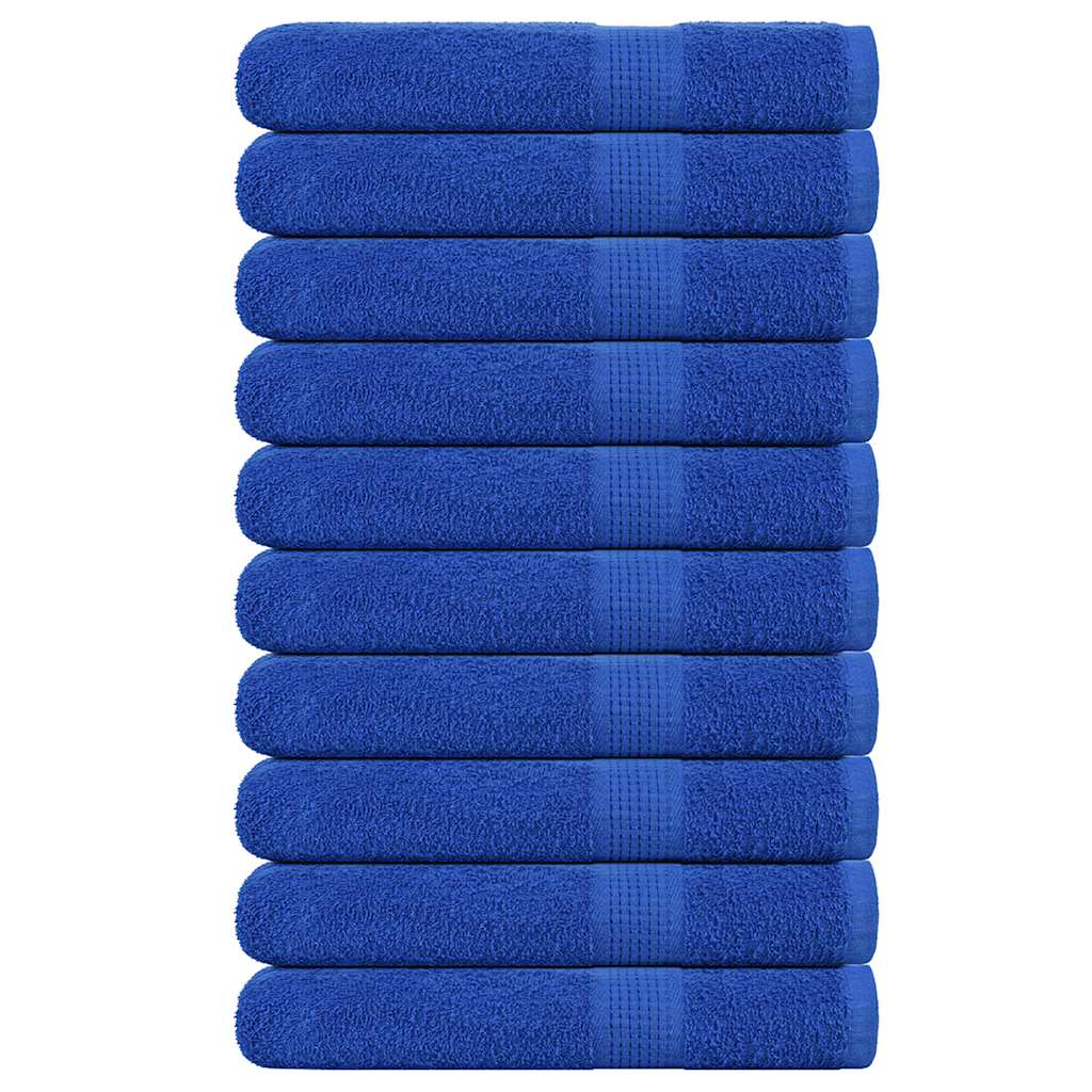 Asciugamani per Sauna 10pz Blu 80x200cm 360g/m² 100% Cotone - homemem39