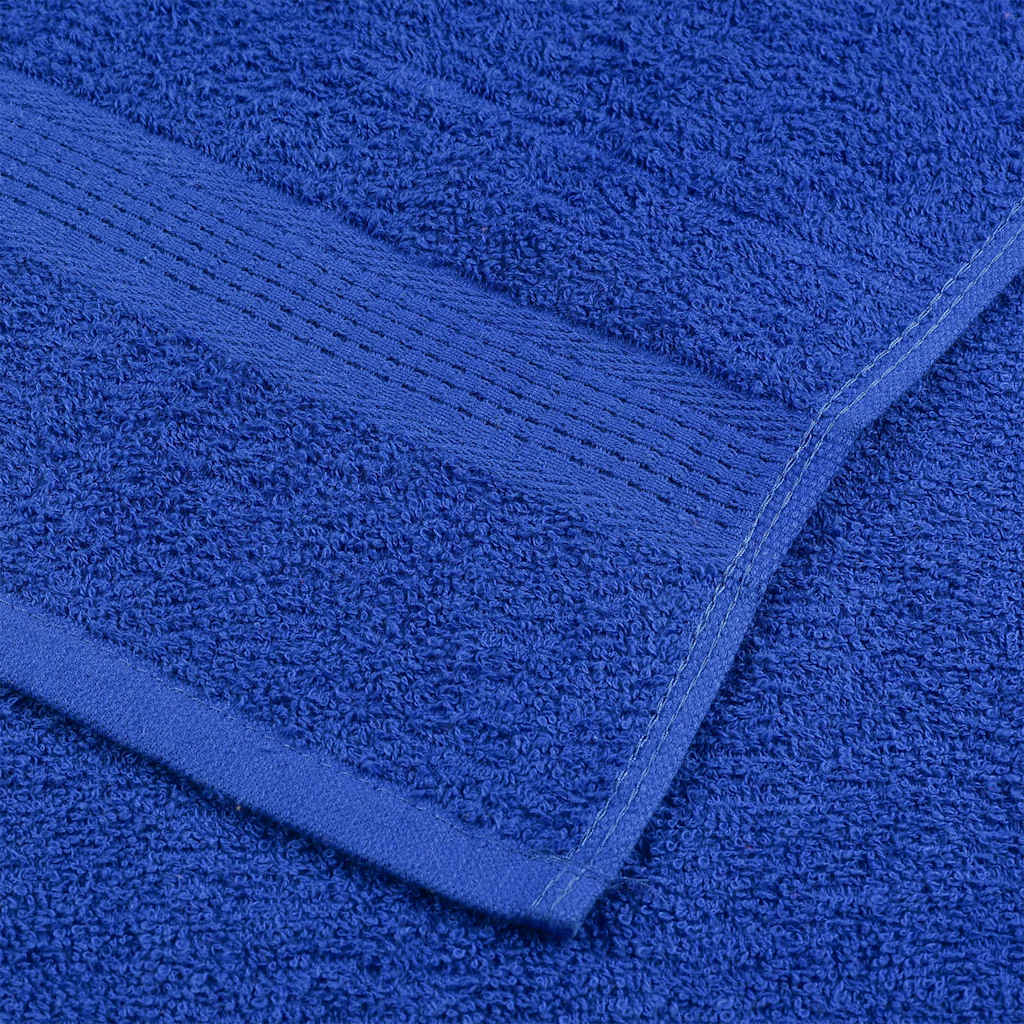 Asciugamani per Sauna 10pz Blu 80x200cm 360g/m² 100% Cotone