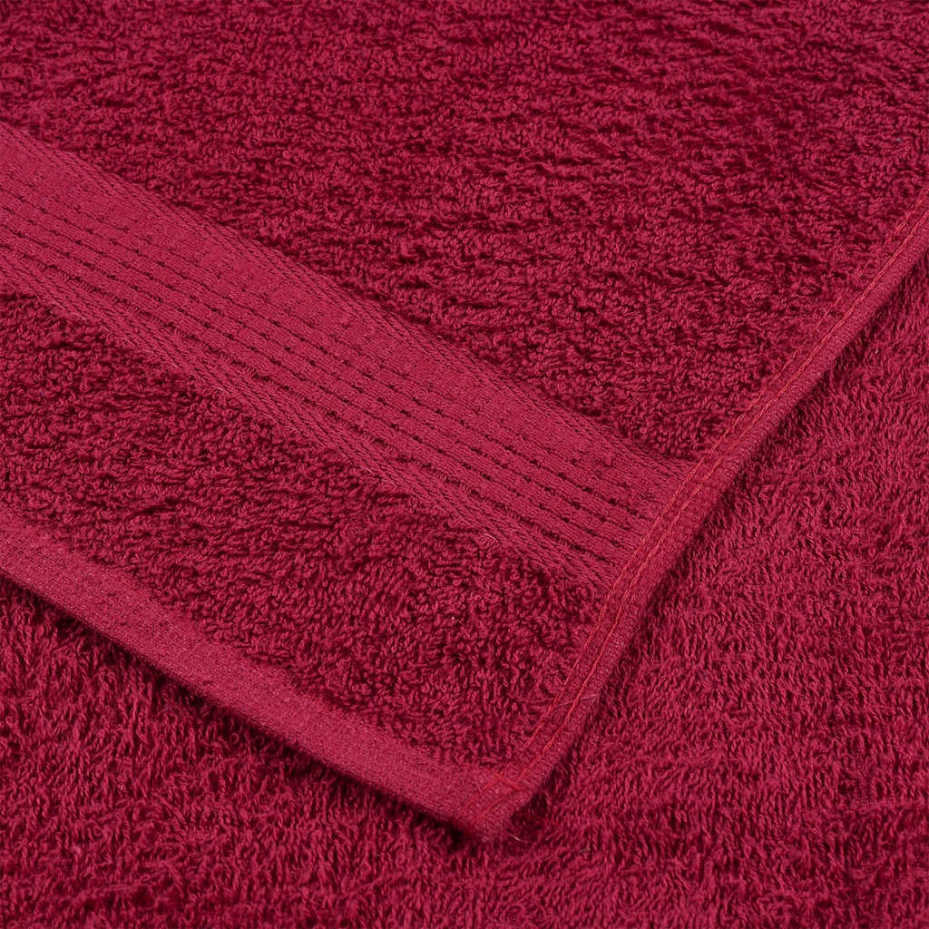 Asciugamani FROGN 4 pz Bordeaux 30x30 cm 360 g/m²