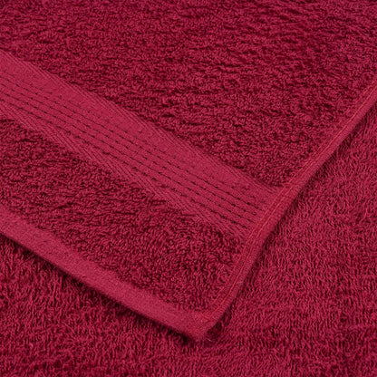 Asciugamani FROGN 4 pz Bordeaux 30x30 cm 360 g/m²