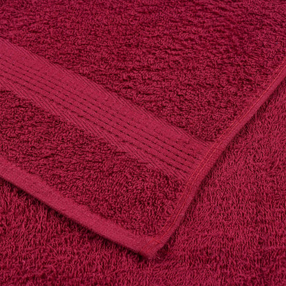 Asciugamani per sauna FROGN 4 pz Bordeaux 80x200 cm 360 g/m²