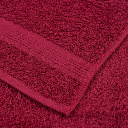 Asciugamani 4 pz Bordeaux 100x200 cm 360 g/m² 100% Cotone - homemem39