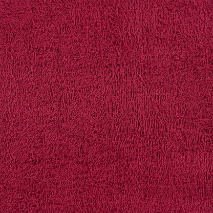 Asciugamani 10 pz Bordeaux 100x200 cm 360 g/m² 100% Cotone