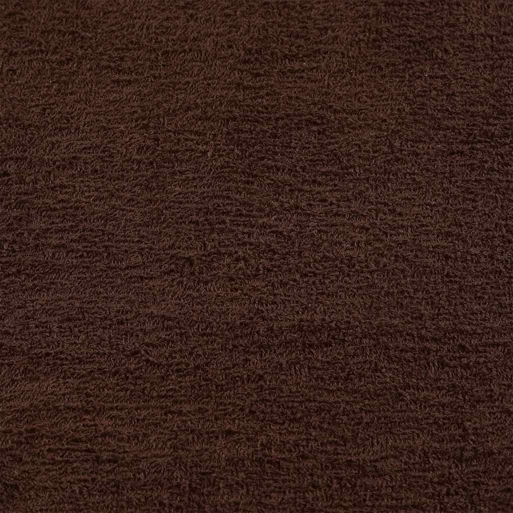 Asciugamani per ospiti FROGN 10 pz Marrone 30x50 cm 360 g/m²