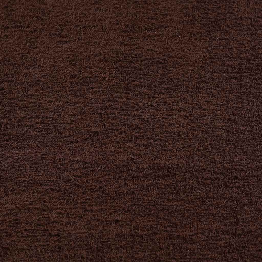 Asciugamani da Bagno 4 pz Marrone 100x150cm 360g/m² 100% Cotone - homemem39