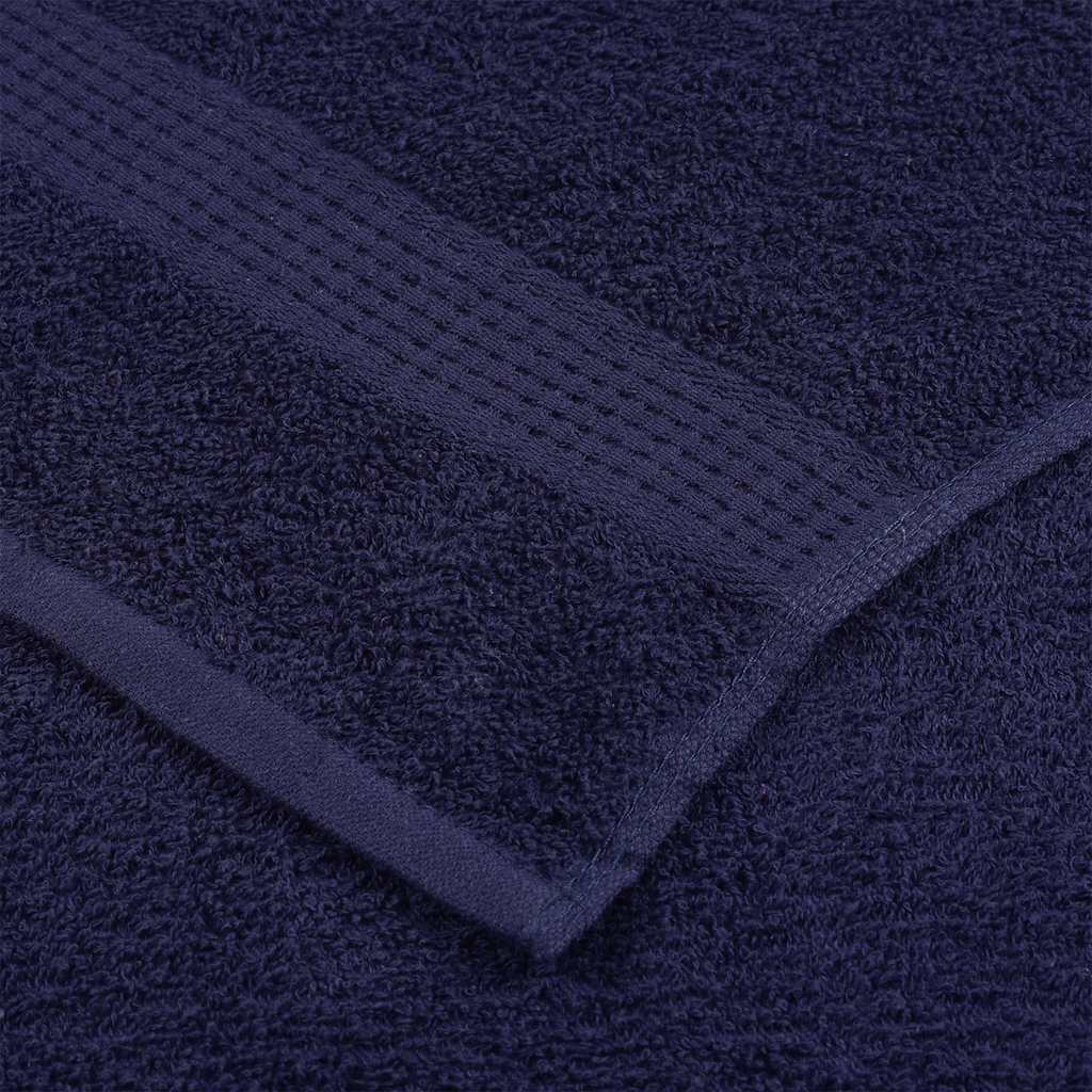 Asciugamani Ospiti 2 pz Blu Marino 30x50cm 360 g/m² 100% Cotone