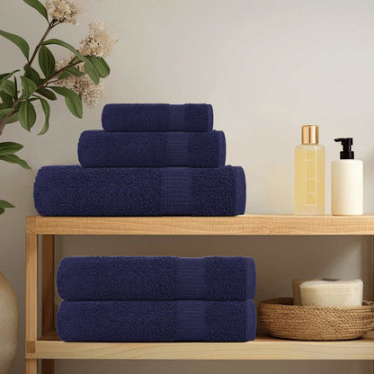 Asciugamani per ospiti FROGN 10 pz Blu navy 30x50 cm 360 g/m²