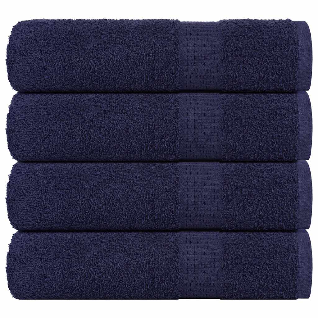 Asciugamani FROGN 4 pz Blu Navy 50x100 cm 360 g/m²