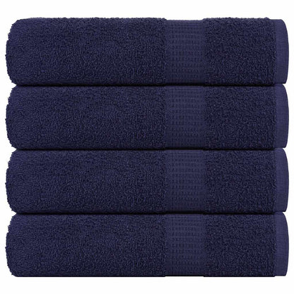 Asciugamani FROGN 4 pz Blu Navy 50x100 cm 360 g/m²