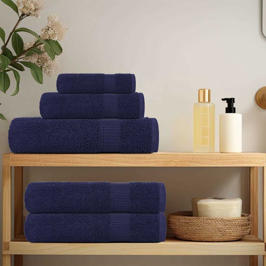 Asciugamani FROGN 4 pz Blu Navy 50x100 cm 360 g/m²