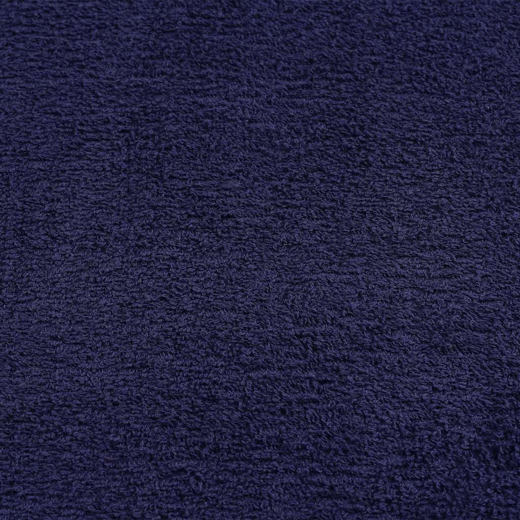 Asciugamani Doccia 4 pz Blu Marino 70x140cm 360g/m² 100% Cotone