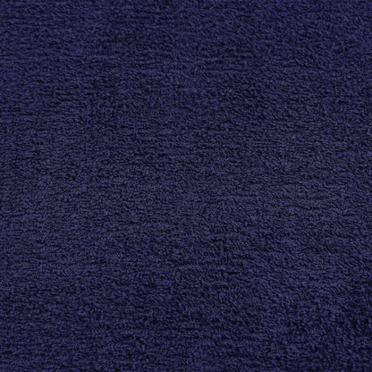 Asciugamani 2 pz Blu Marino 100x200 cm 360 g/m² 100% Cotone