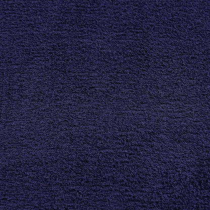 Asciugamani 10 pz Blu Marino 100x200 cm 360 g/m² 100% Cotone - homemem39