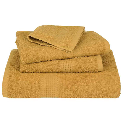 Asciugamani per Sapone 2 pz Oro 30x30 cm 360 g/m² 100% Cotone - homemem39