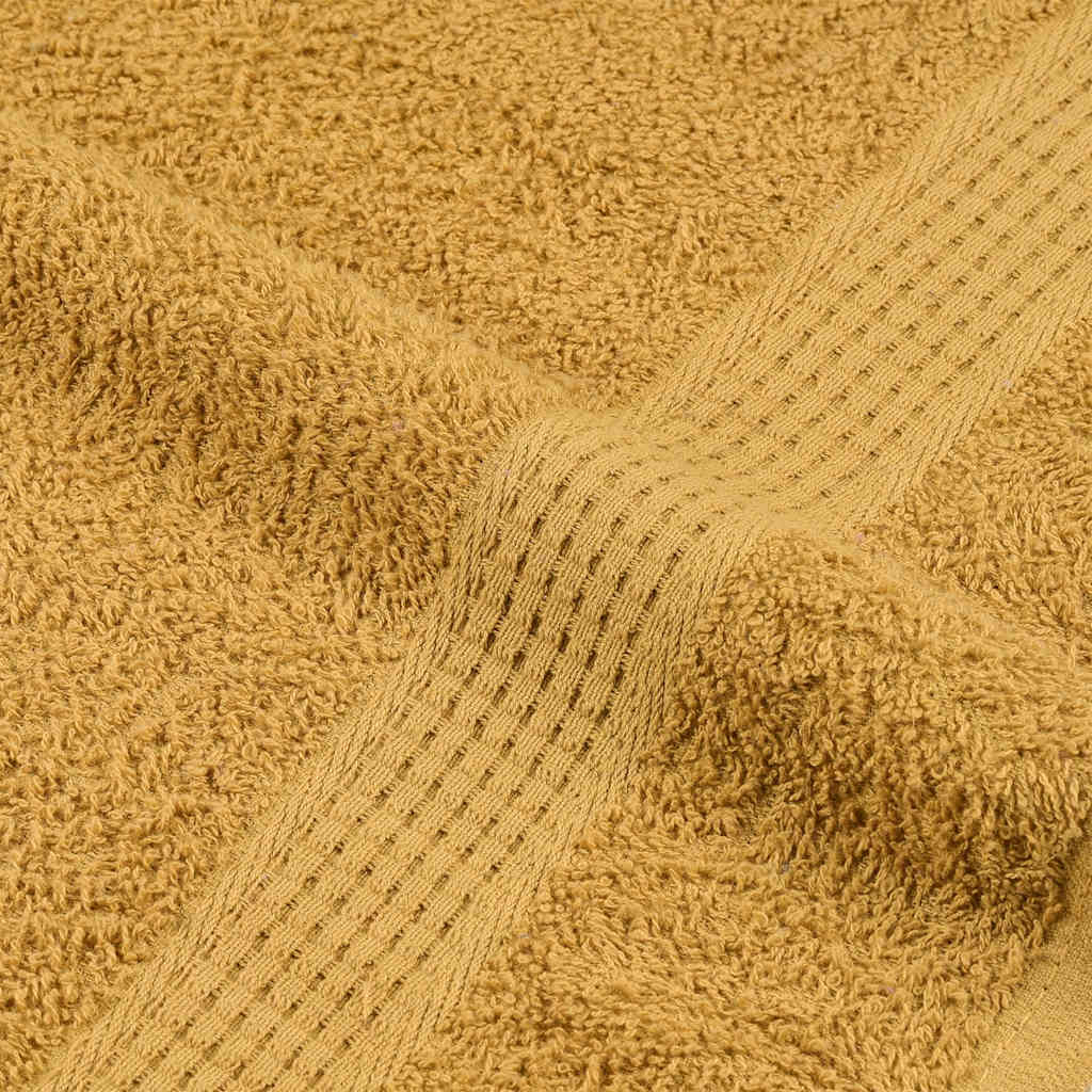 Asciugamani per Sapone 2 pz Oro 30x30 cm 360 g/m² 100% Cotone