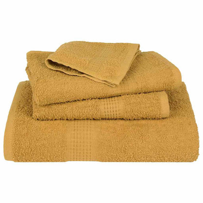 Asciugamani per Sapone 10 pz Oro 30x30cm 360 g/m² 100% Cotone - homemem39