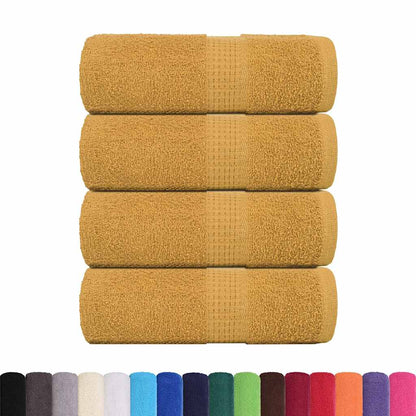 Asciugamani per ospiti FROGN 4 pz Oro 30x50 cm 360 g/m²