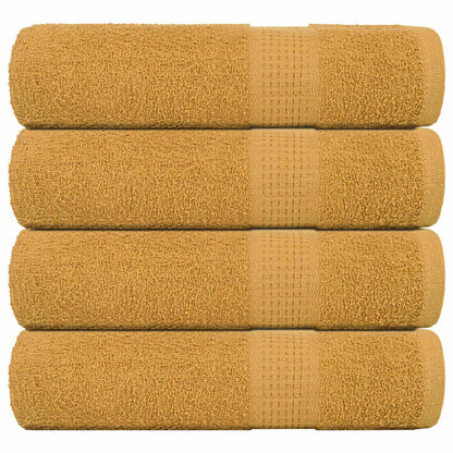 Asciugamani Doccia 4 pz Oro 70x140 cm 360 g/m² 100% Cotone - homemem39