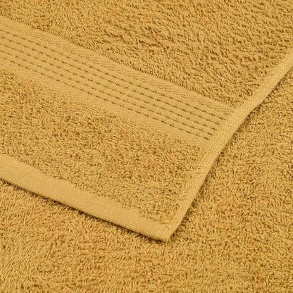 Asciugamani da Bagno 10 pz Oro 100x150cm 360 g/m² 100% Cotone - homemem39