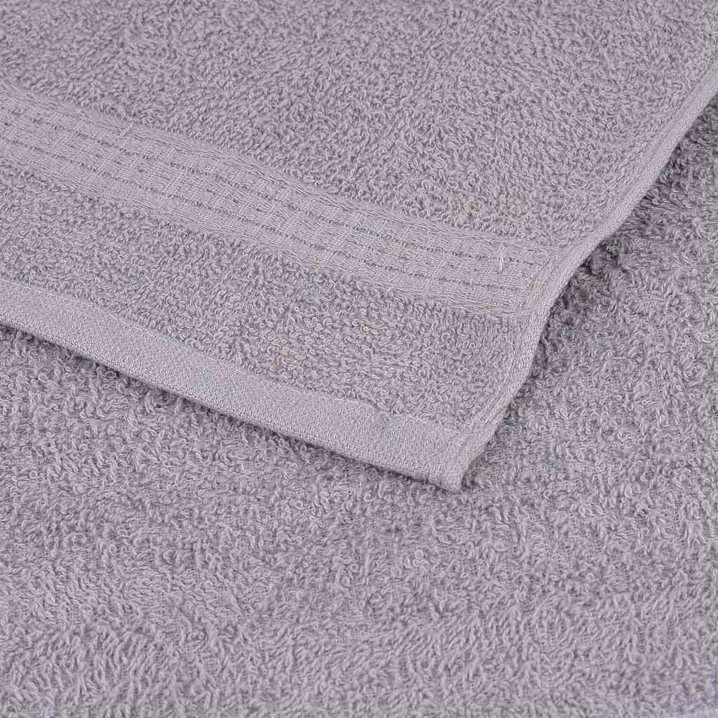 Asciugamani da bagno FROGN 4 pz Grigio 30x30 cm 360 g/m²