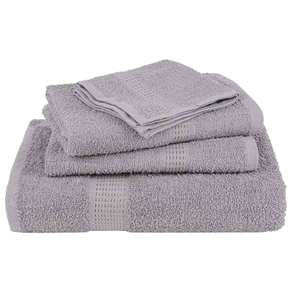 Asciugamani Ospiti 2 pz Grigio 30x50 cm 360 g/m² 100% Cotone - homemem39