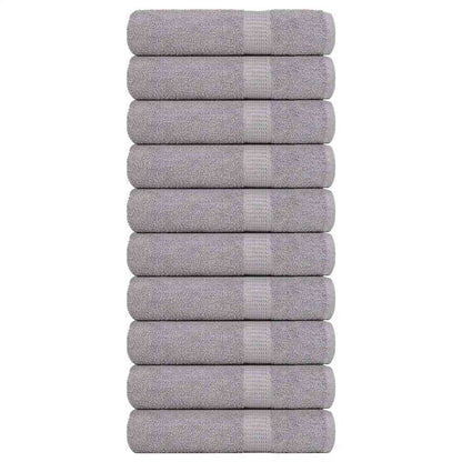 Asciugamani FROGN 10 pz Grigio 50x100 cm 360 g/m²