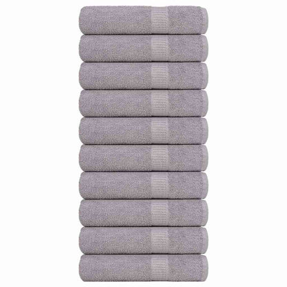 Asciugamani da Bagno 10pz Grigio 100x150cm 360 g/m² 100% Cotone - homemem39