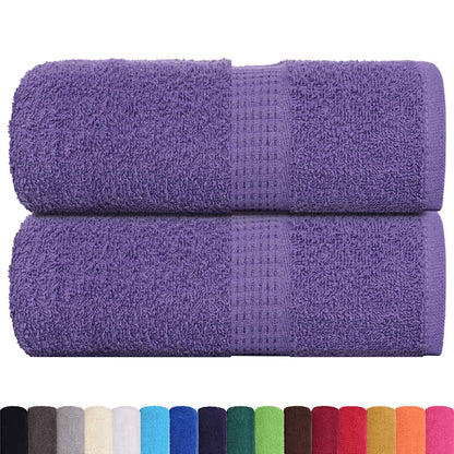Asciugamani per ospiti FROGN 2 pz Viola 30x50 cm 360 g/m²