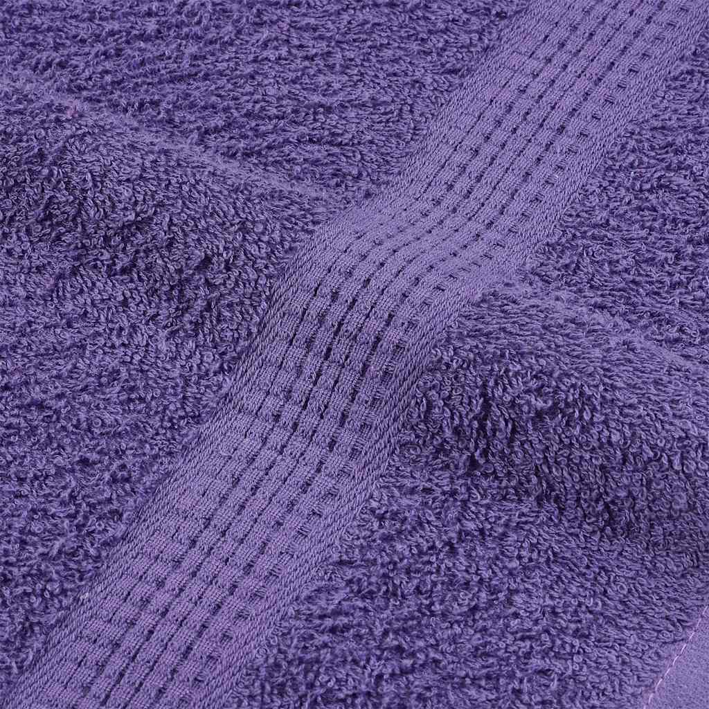 Asciugamani Ospiti 2 pz Viola 30x50 cm 360 g/m² 100% Cotone