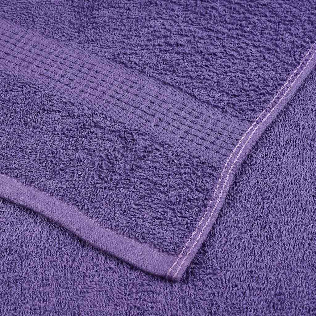 Asciugamani FROGN 10 pz Viola 50x100 cm 360 g/m²