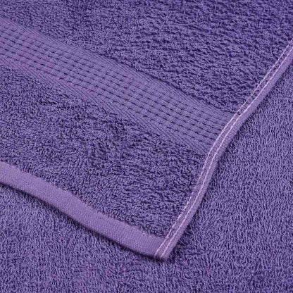 Asciugamani Doccia 2 pz Viola 70x140 cm 360 g/m² 100% Cotone