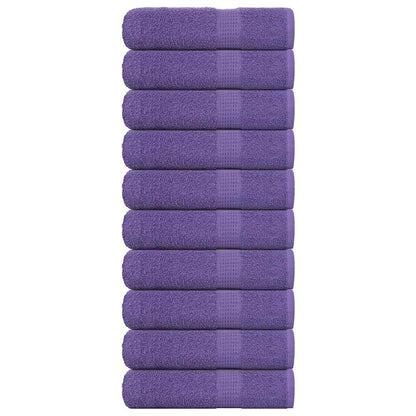 Asciugamani Doccia 10 pz Viola 70x140 cm 360 g/m² 100% Cotone - homemem39