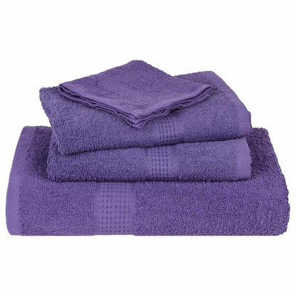 Asciugamani Doccia 10 pz Viola 70x140 cm 360 g/m² 100% Cotone